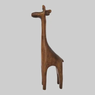 Wooden Giraffe Brown