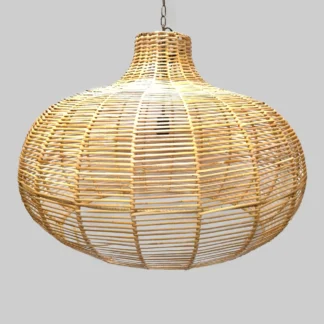 Natural Fiber Lamp