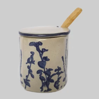 Sugar Pot – Wood Spoon