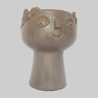 Stoneware Planter Face