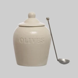 Jar with Slotted Spoon