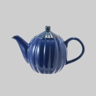 Stoneware Ribbed Teapot