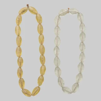 Glass Beads on Jute Cord