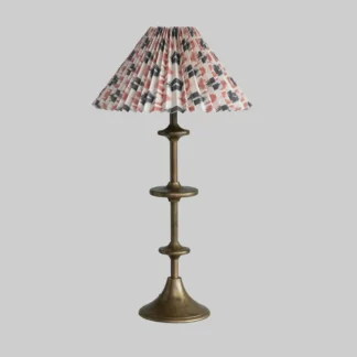 Table Lamp W/ Ikat Shade