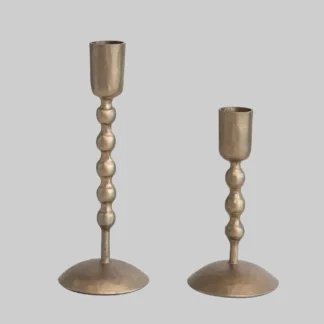 Hand-Forged Iron Taper Holders