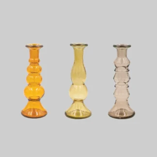 Recycled Glass Taper Holder