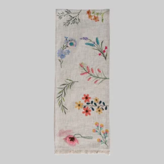 Cotton Slub Printed Table Runner