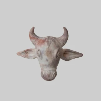 Handmade Terra-cotta Cow Head
