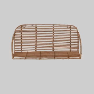 Rattan & Metal Wall Shelves S