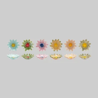 Stoneware Flower Shaped Dish
