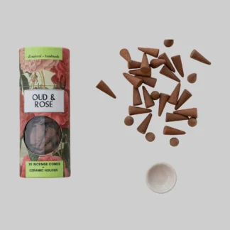 Natural Oud & Rose Scented Incense