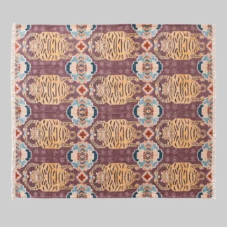 Cotton Slub Printed Throw