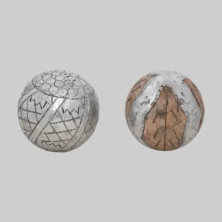 Wood and Metal Clad Orb