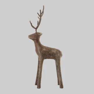 Cast Iron Standing Deer L