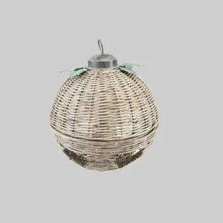 Oversized Rattan Bell